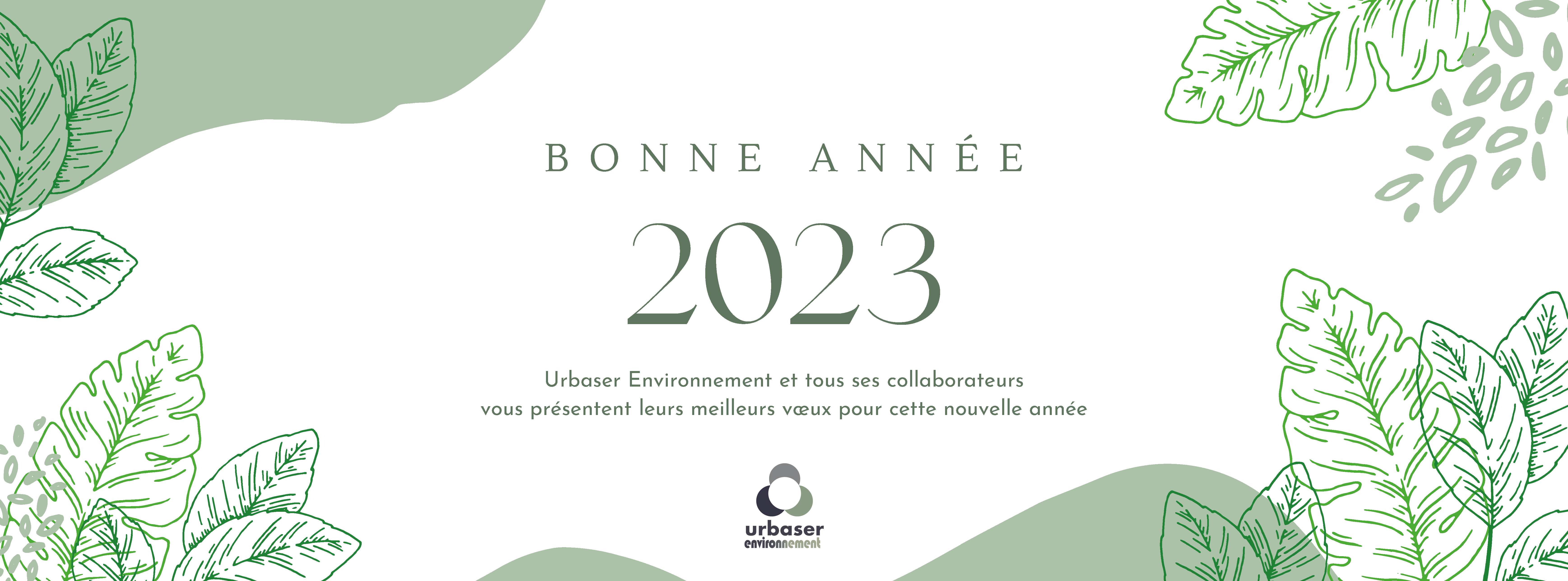 Toutes les équipes d'Urbaser Environnement vous présentent leurs meilleurs vœux pour 2023