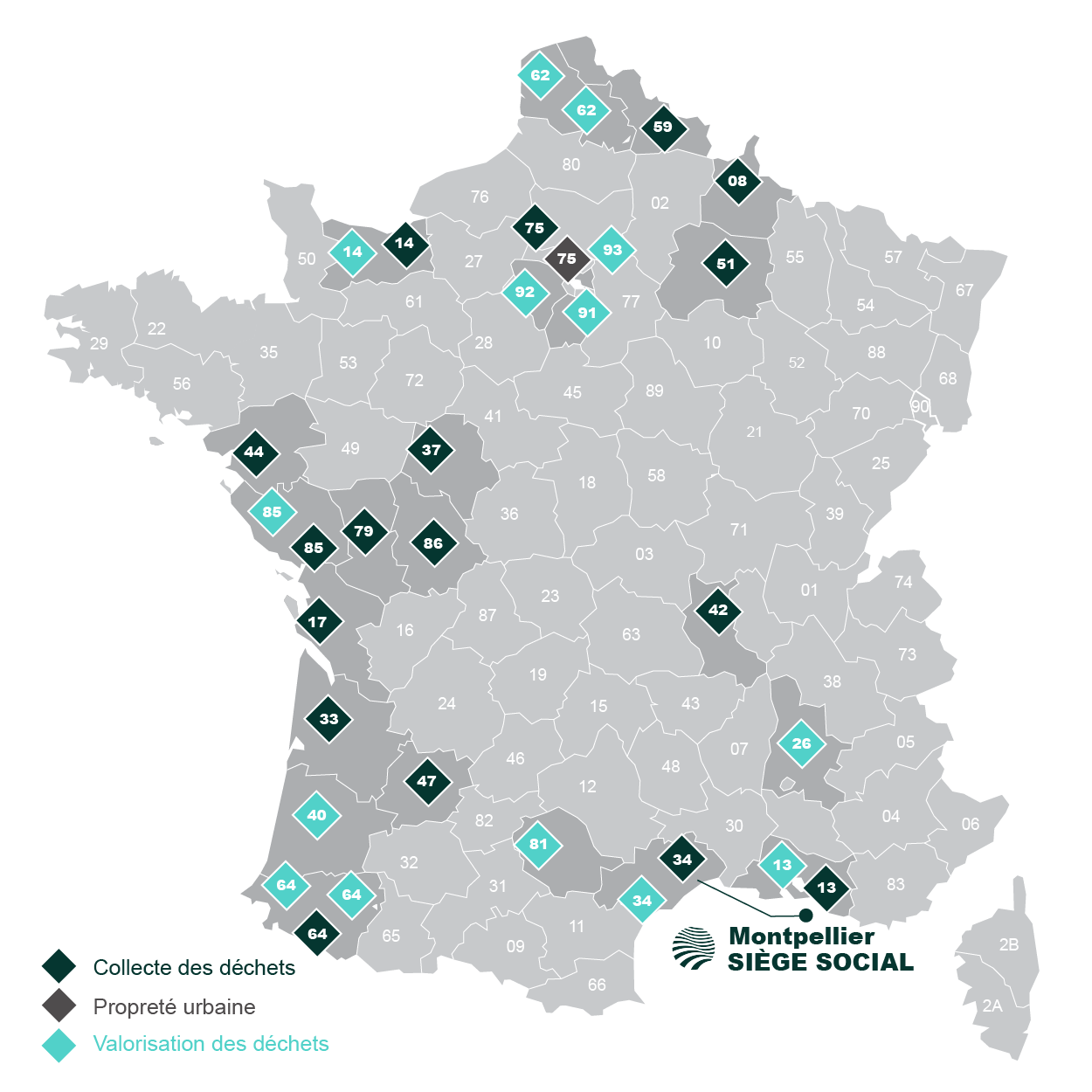 Nos implantations en France